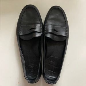 Born Melena Driving Loafers Black Leather 11